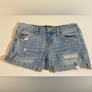 Aeropostale NYC Women’s MIDI Jean Shorts size 0